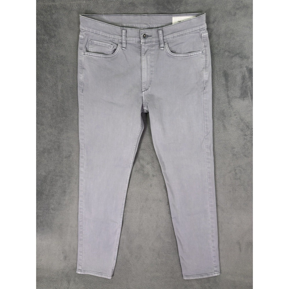 Rag & Bone Pants Mens 32x32 Gray Denim Fit 2 Slim Fit Straight Preppy Chino